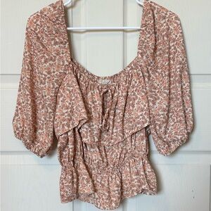 Floral Print Women's Top